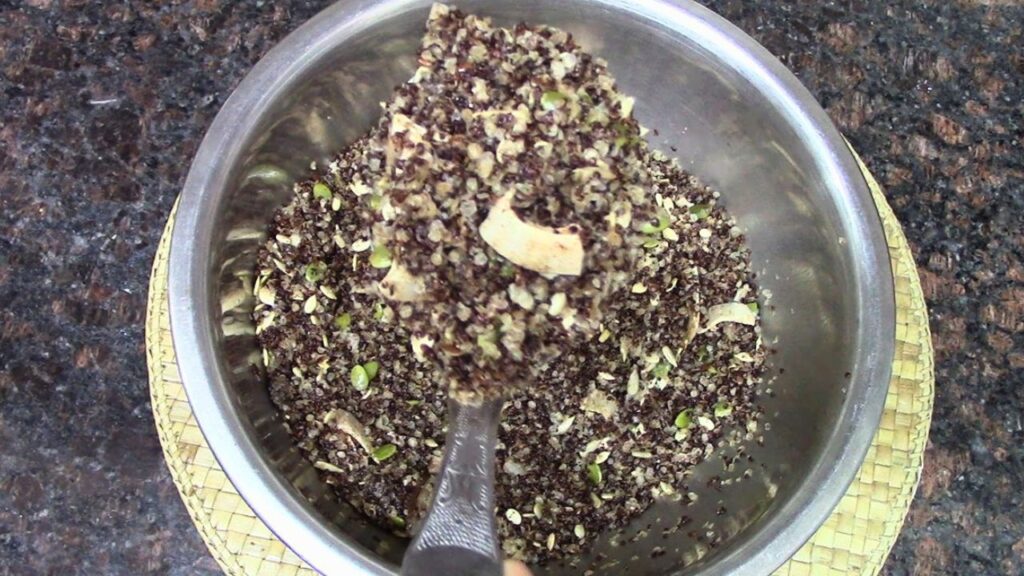 Millet Flakes Granola Recipe | No Oats Sugar-Free Millet Breakfast 2 homemade multi millet granola