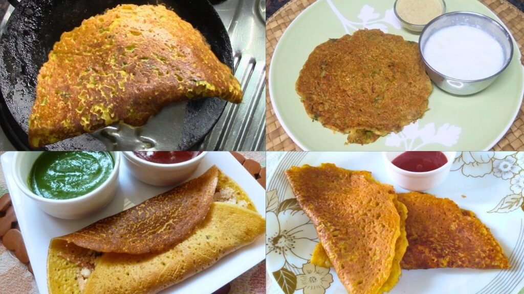4 Diabetic Friendly Healthy Breakfast Ideas | High Protein & Fiber Chilla Recipes 1 4 Diabetic Friendly Healthy Breakfast Ideas | High Protein & Fiber Chilla Recipes