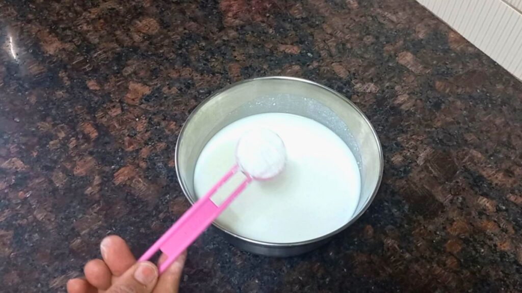 adding rice flour Healthically Kitchen