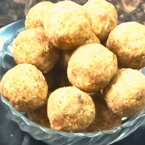 Roasted Chana and Fig Ladoo Recipe | High Protein Sugar-Free Snack for Kids