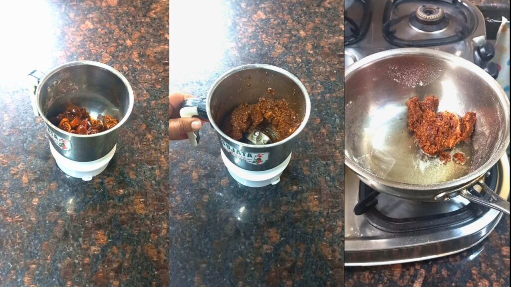 making of chana and fig laddu step 3 Healthically Kitchen