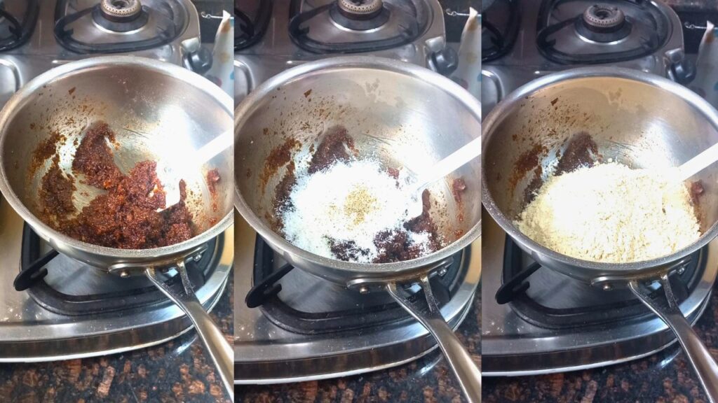 making of chana and fig laddu step 4 Healthically Kitchen