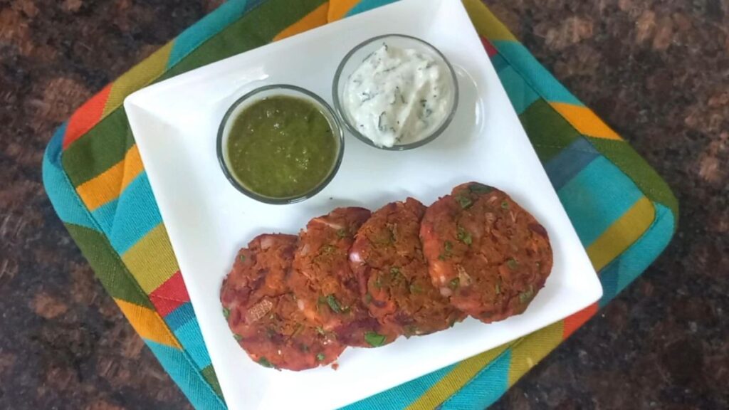Black Chana Tikki Recipe | High Protein Gluten-Free Healthy Snack
