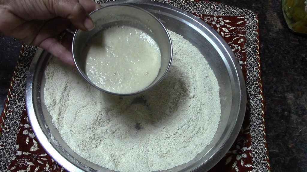 Whole Wheat Marble Bread Recipe | No Maida, No Eggs & No Refined Sugar 7 add yeast mixture Healthically Kitchen