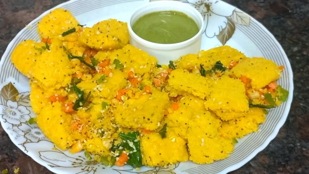 fresh corn dhokla recipe