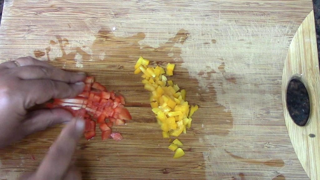 red yellow capsicum Healthically Kitchen