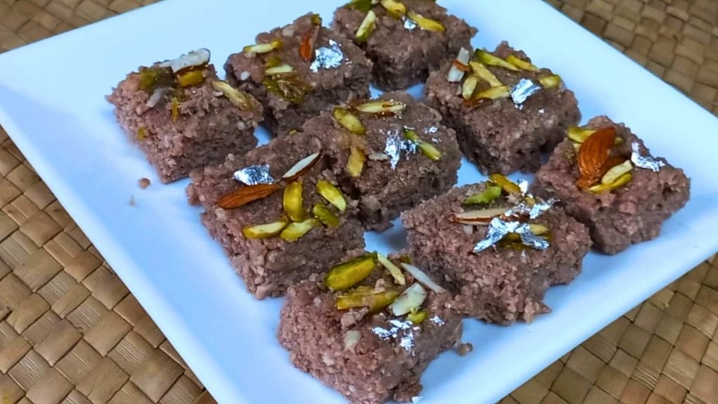 Chocolate Kalakand Recipe | Easy Chocolate Barfi 1 Chocolate Kalakand Recipe | Easy Chocolate Barfi