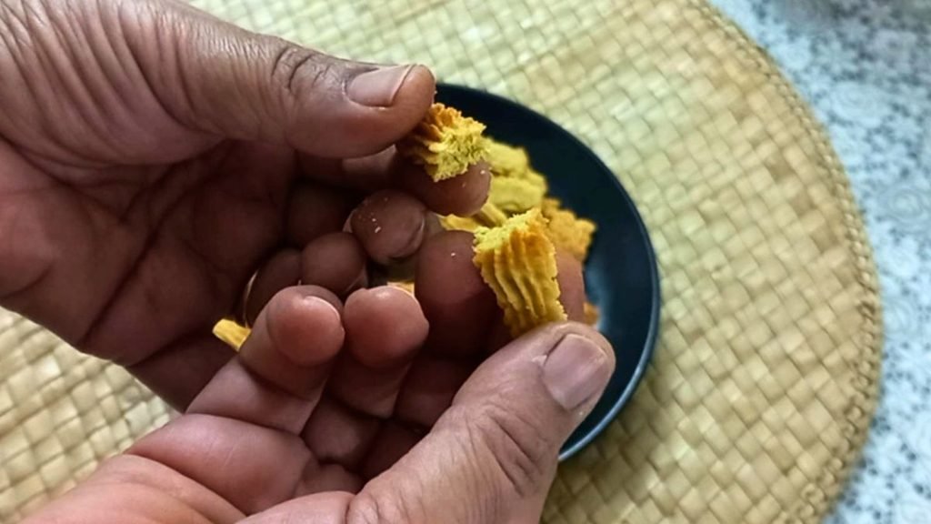 Kesar Jowar Cookies Recipe in Air Fryer 17 crispy jowar cookies Healthically Kitchen