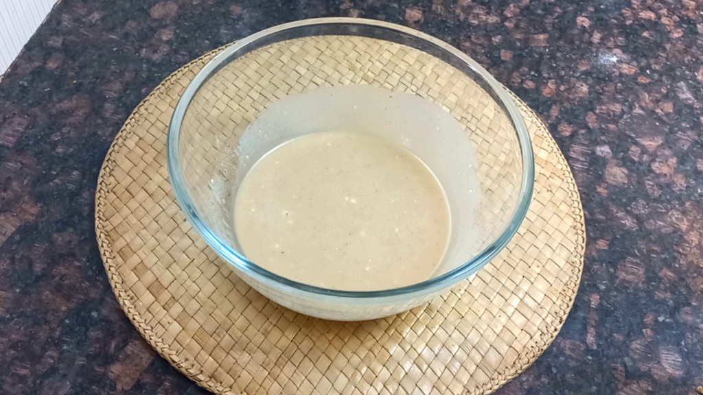 Eggless Nuts and Seeds Cake Without Maida | Atta Cake 6 mix the wet mixture Healthically Kitchen