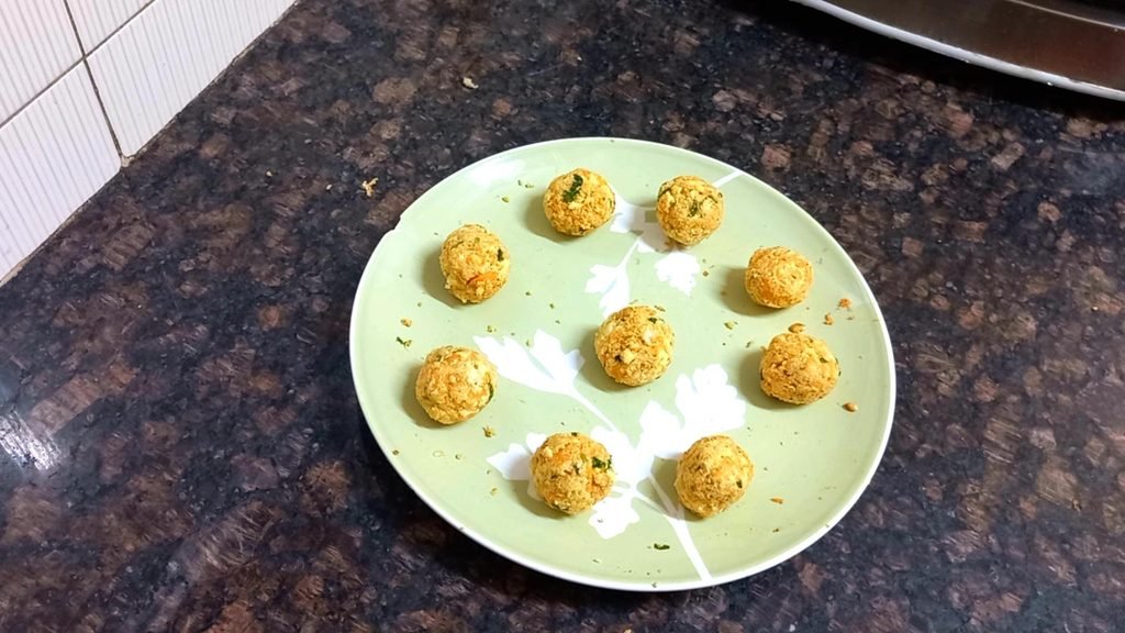 No Potato Vrat Chaat | Sweet Potato Tikki Chaat Recipe 27 paneer stuffing balls Healthically Kitchen