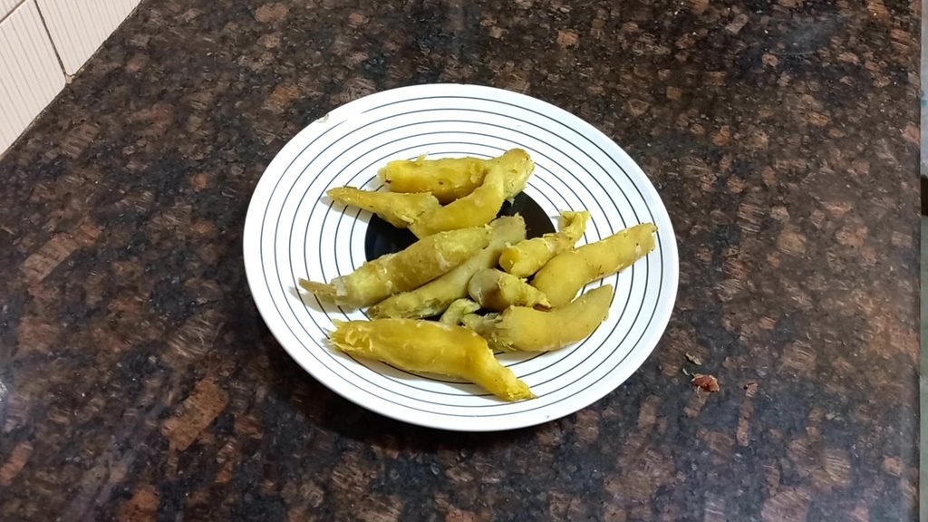No Potato Vrat Chaat | Sweet Potato Tikki Chaat Recipe 4 peeled shakarkand Healthically Kitchen