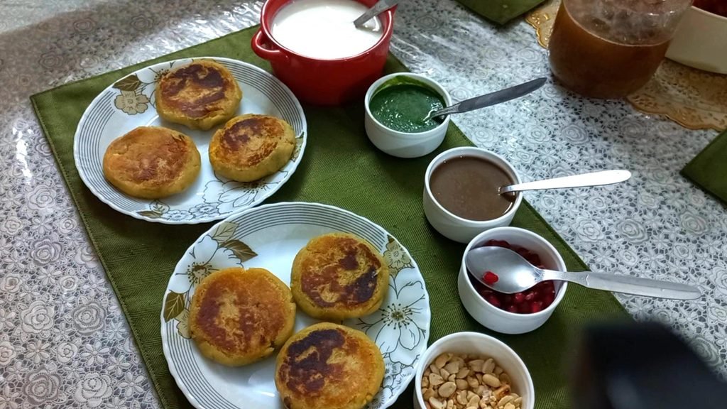 No Potato Vrat Chaat | Sweet Potato Tikki Chaat Recipe 38 serving of tikki Healthically Kitchen