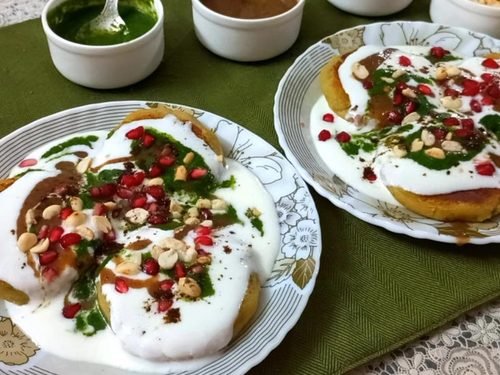 No Potato Vrat Chaat | Sweet Potato Tikki Chaat Recipe 1 how to make stuffed sweet potato tikki