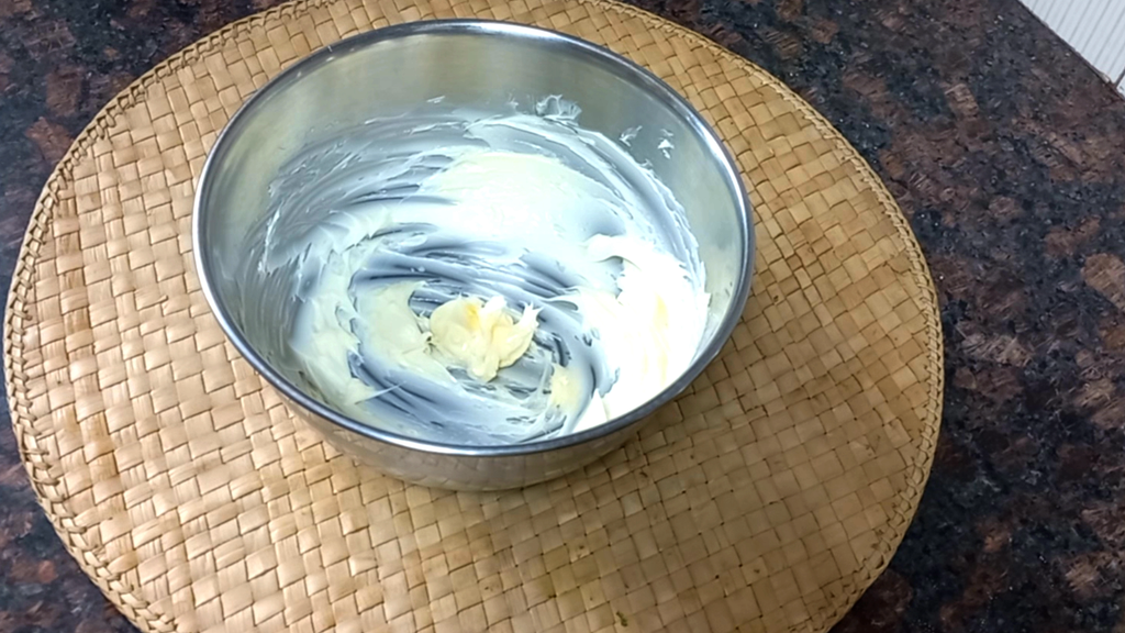 Kesar Jowar Cookies Recipe in Air Fryer 4 whisked butter Healthically Kitchen